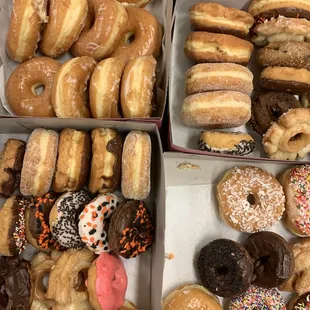 Assorted donuts