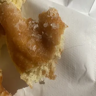 Found a white hair as I bit into the donut