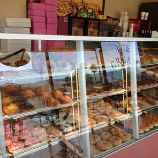 Display of donuts!
