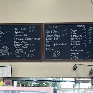 Menu as of 8/23/2024