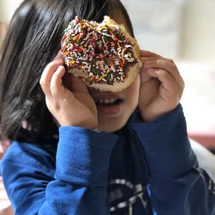 Donut with sprinkles
