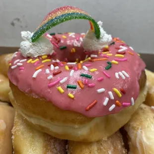 Super cute rainbow donut!