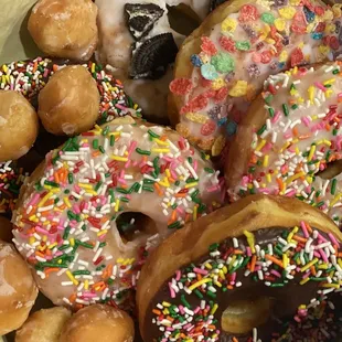 A box of yummy donuts