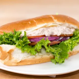 Tuna and cheese sub