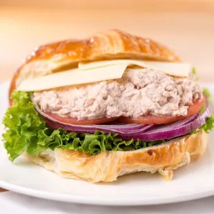 Tuna and cheese croissant