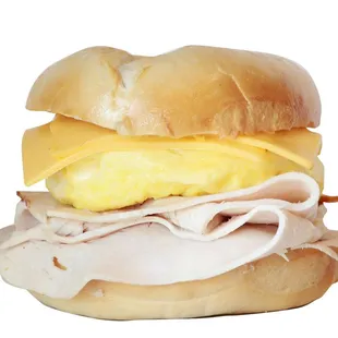 Turkey, egg and cheese