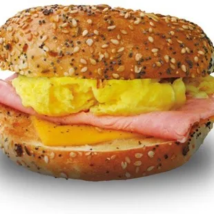 Ham, egg and cheese