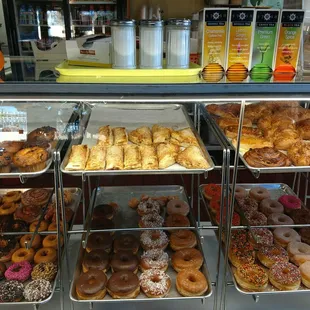 A nice selection of fresh donuts.