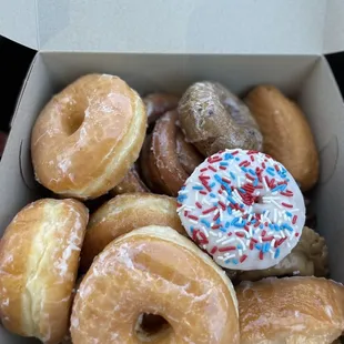 Dozen donuts