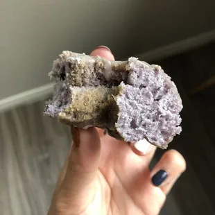 So cakey and delicious! Blueberry donut