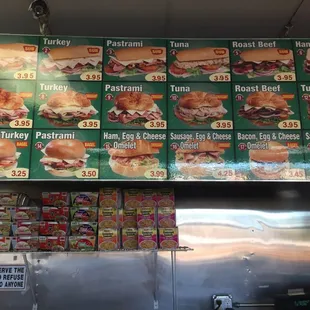 We also have sandwiches!