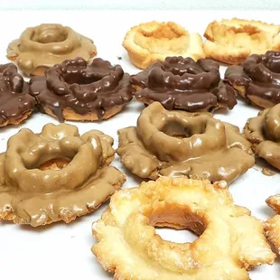 a variety of donuts