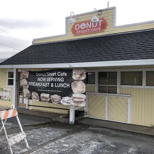 a donut street cafe