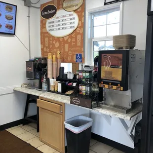 Farmers Brothers coffee.  Dark and medium roast available today