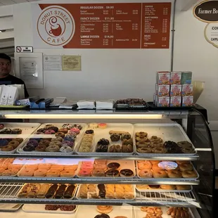 Menu and Donuts