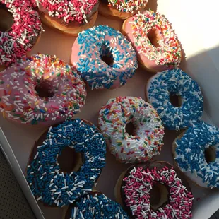 My kids love the sprinkled donuts!