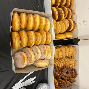 5 dozen, assorted glazed and old fashioned