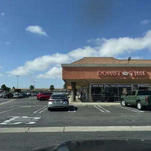 At the corner behind jack on the box. Side of H-mart