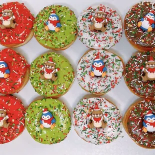 Penguin and Bear doughnut