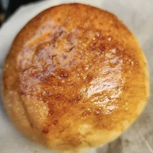a close up of a pastry