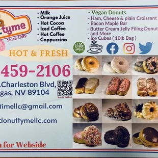 a variety of doughnuts