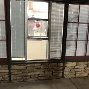Side window for ordering