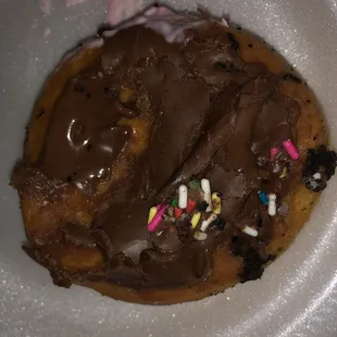 1 of 6 compressed donut.