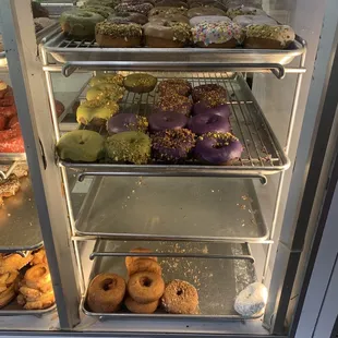 Donut case around 7:30PM on a Tueaday