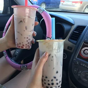 Milk tea with boba