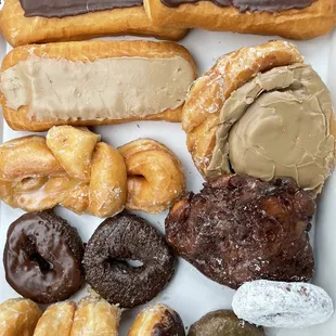 a variety of doughnuts