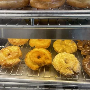 Fluffy warm donuts