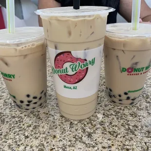 Iced Coffee and Golden Milk Teas!