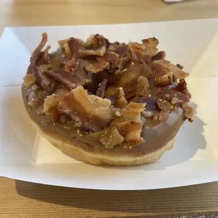 Maple bacon donut