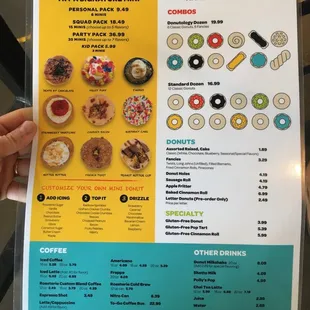June 2022 menu and pricing.