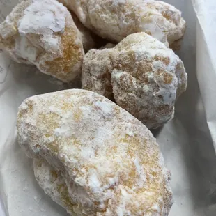 Cream puffs are legit. 4 light and fluffy puffs for $2.