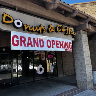 Outside of donut shop