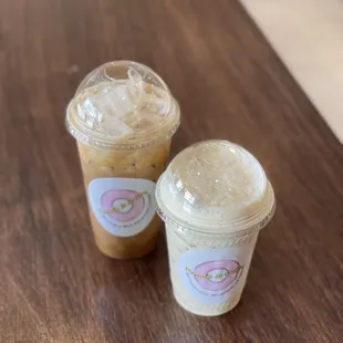 Vietnamese Coffee and Jasmine Milk Tea