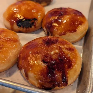Creme brulee donut