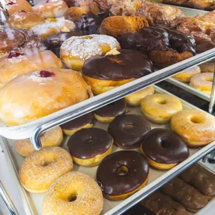 a variety of doughnuts