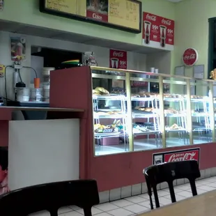 Very nice owners making it in a hard economy.  Awesome fresh donuts and good freshcoffee