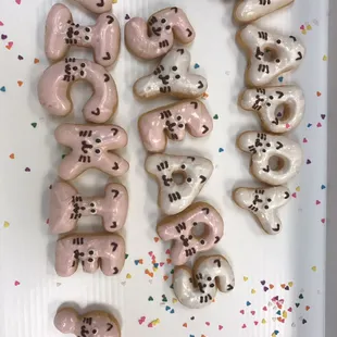 a number of doughnuts