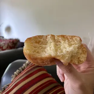 Glazed donut. Too bready.