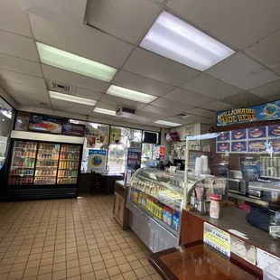 the inside of a store