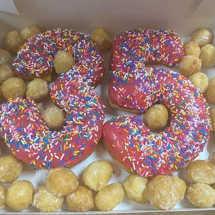 dough desserts, food, donuts