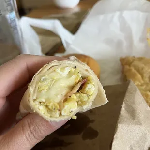 Bacon, Egg &amp; Cheese Breakfast Burrito