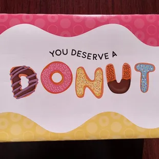 you deserve a donut