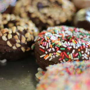 chocolate and sprinkles