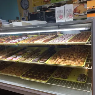 The amazing donut selection! So good and fresh