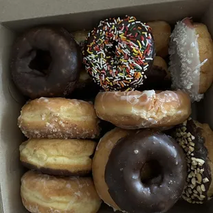 Variety of donuts! Yum!