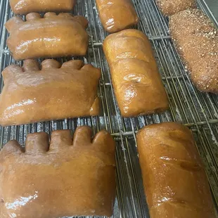 Bear claws and apple turn overs